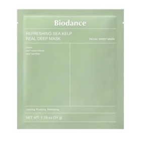 Biodance Refrsehing Sea Kelp Real Mask Μάσκα Προσώπου Καταπραΰνει την Επιδερμίδα 1τεμ